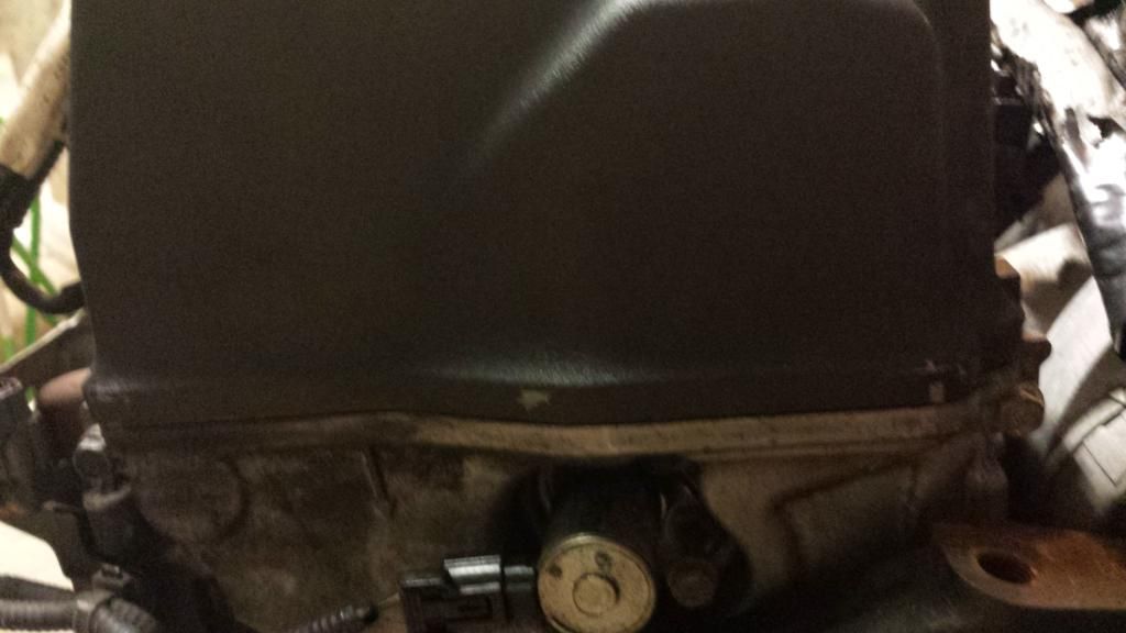 FS Wrinkle black valve cover and K24 steel pan Honda / Acura K20a